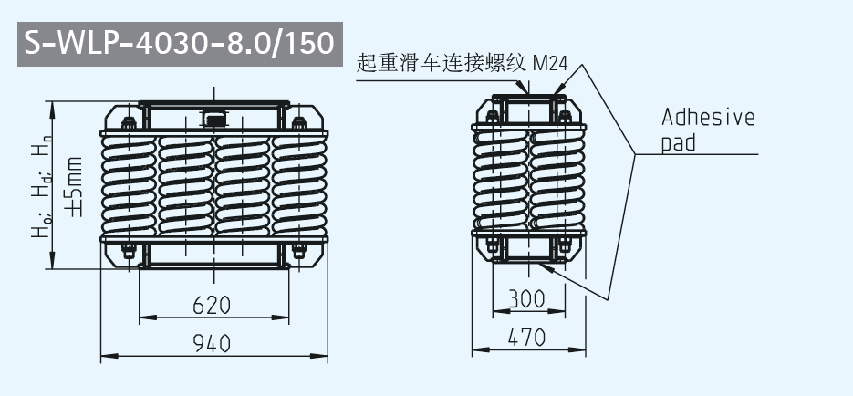 S-WLP 钢弹簧减震器 S-WLP-4030.../150(图2)