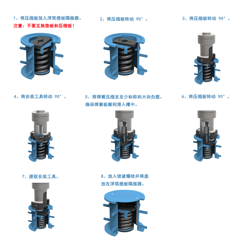 浮筑地板减震(图1)